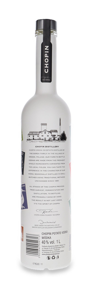 Wódka Chopin Potato Postcard / 40% / 1,0l