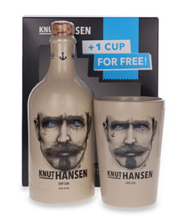 Knut Hansen Dry Gin + 1 szklanka / 42% / 0,5l