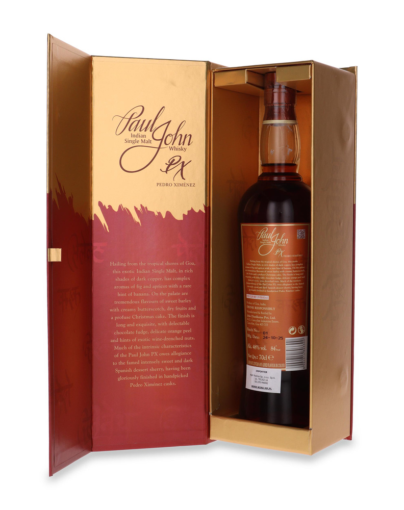 Paul John Pedro Ximenez Select Cask / 48%/ 0.7l