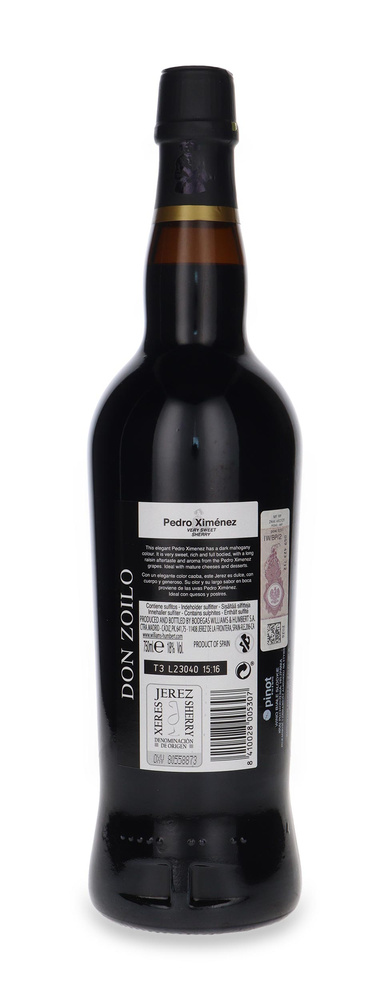 Don Zoilo Pedro Ximenez Sherry 15-letni / 18% / 0,75l