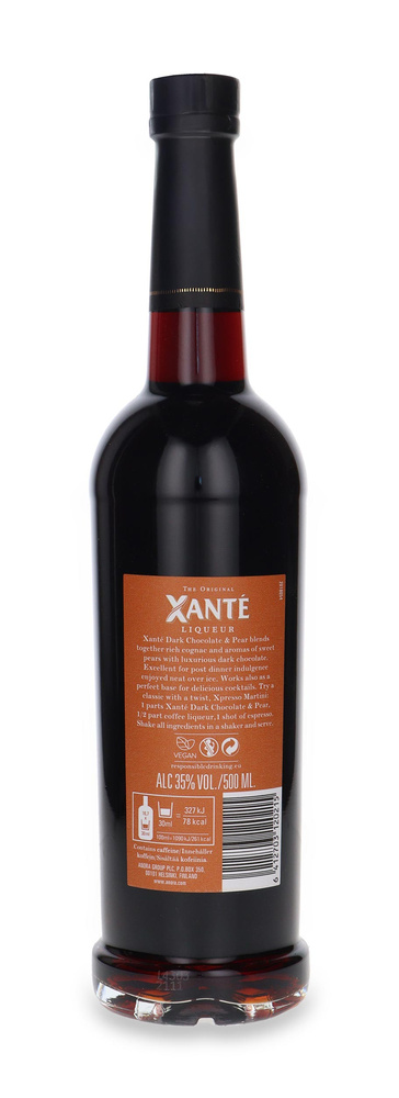 Xante Dark Chocolate & Pear Liqueur / 35% / 0,5l