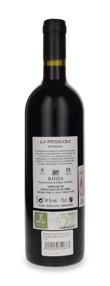 Bodega Díez del Corral La Piconada Maturana / 14% / 0,75l