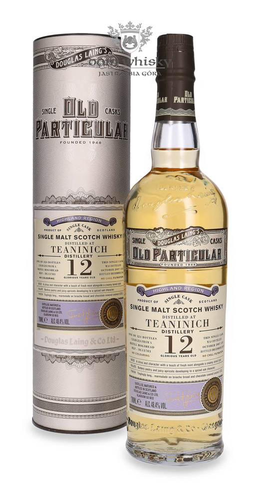 Teaninich 12-year-old (D.2007, B.2019) Douglas Laing's Old Particular /48.4%/ 0.7l