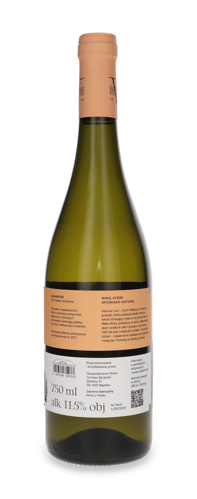 Johanniter Winnica Pałac Mała Wieś /11,5% /0,75l