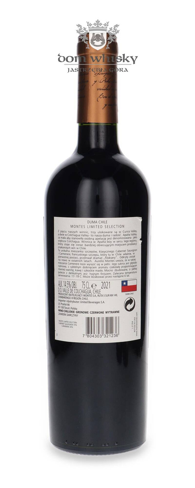 Montes Cabernet Sauvignon-Carmenere 2021 / 14,5% / 0,75l