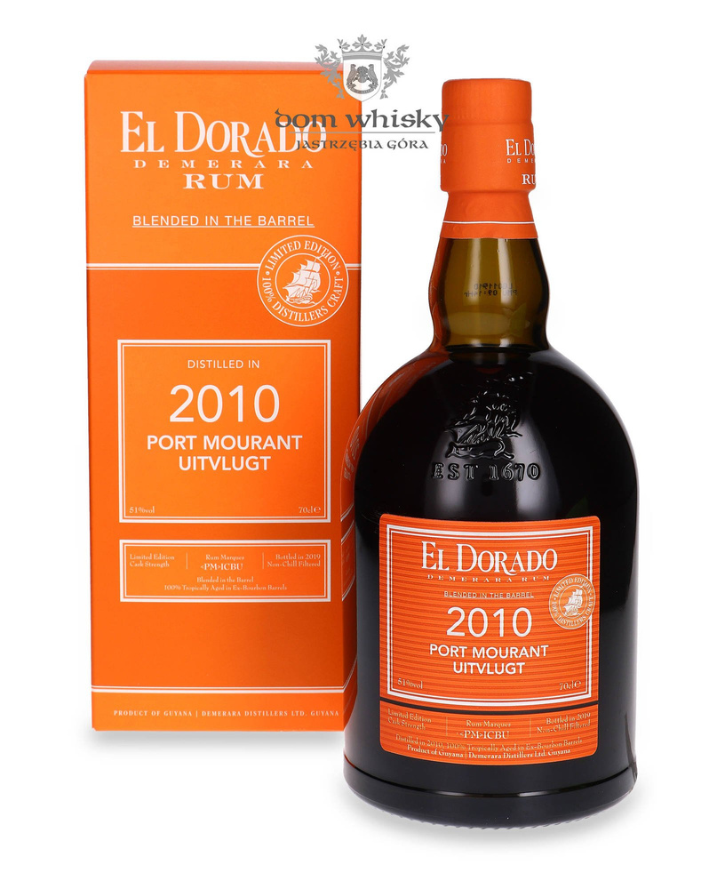 El Dorado 2010 Port Mourant Uitvlugt Rum / 51% / 0.7l