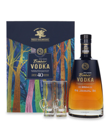 Wódka Bimber Flavoured Limited 40 Edition  + 2 kieliszki / 40% / 0,7l
