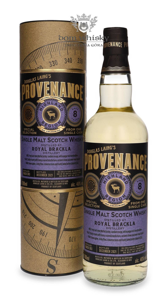 Royal Brackla 8 years old (D.2013, B.2021) Provenance / 46% / 0.7l