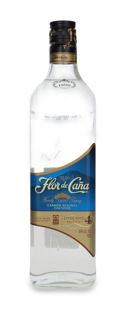 Flor De Cana 4-letnia Extra Seco Rum (Nicaragua) / 40% / 0,7l