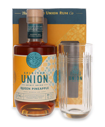 Rum Union Queen Pineapple & Spice Rum + szklanka / 38% / 0,7l