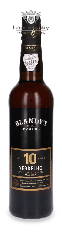  Blandy's 10-letni Verdelho Madeira /19%/ 0,5l		