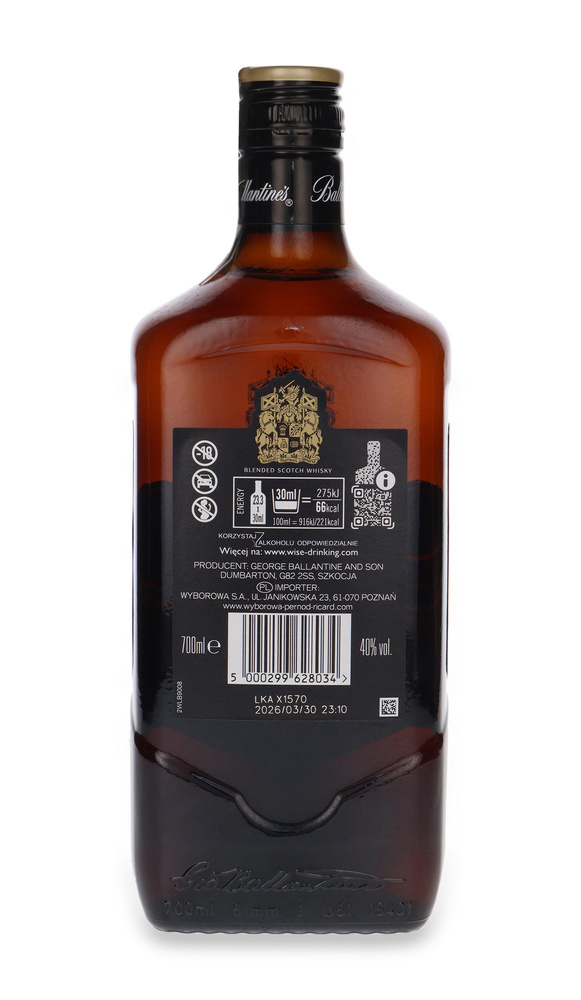 Ballantine's 7-letni American Barrel / 40% / 0,7l