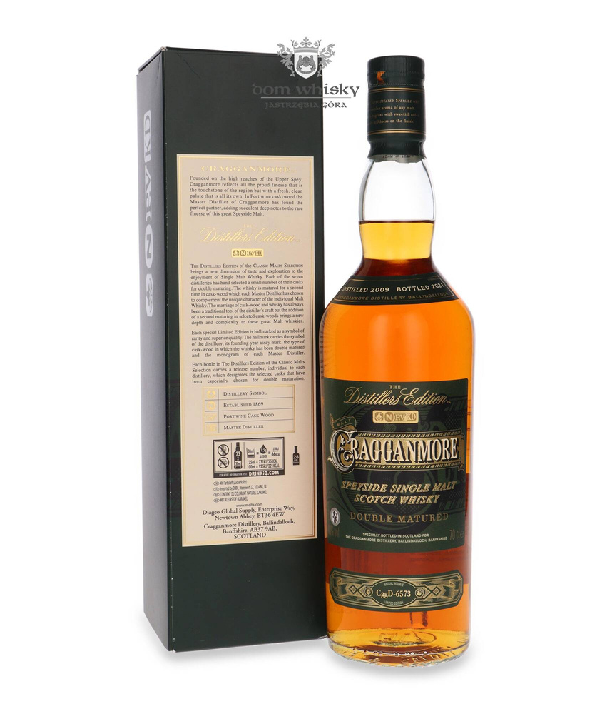 Cragganmore Distillers Edition 2009 (Bottled 2021) Double Matured / 40% / 0,7l