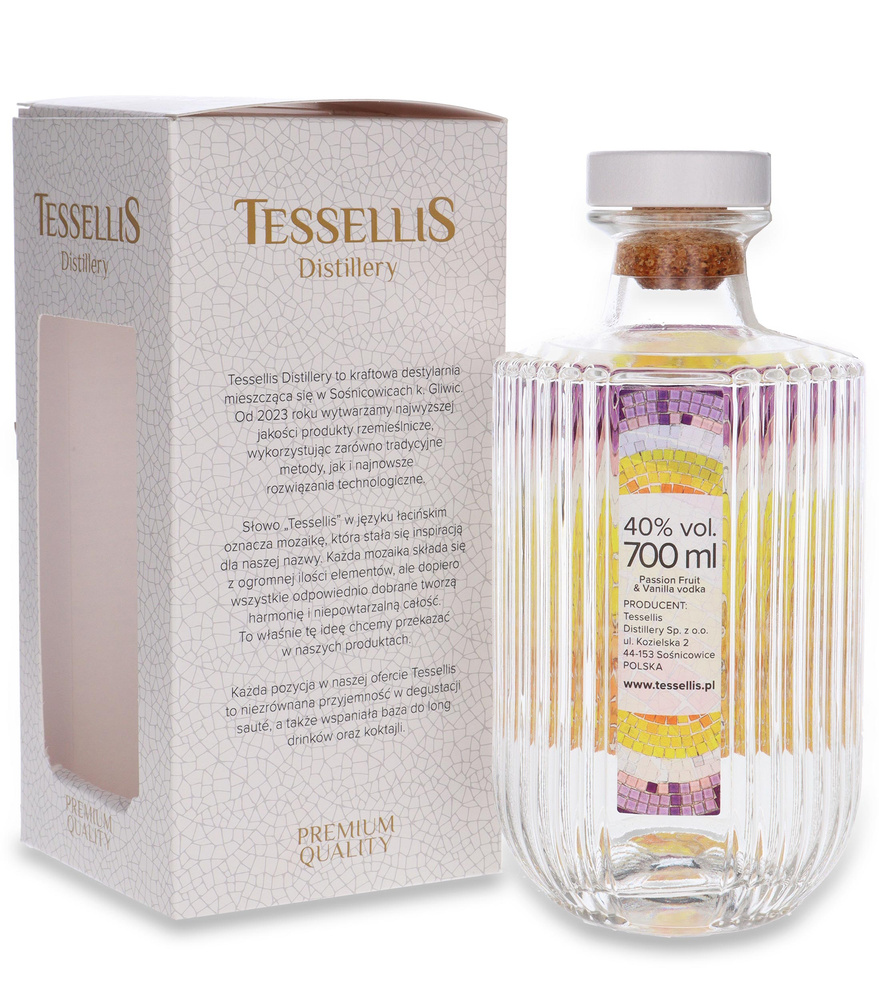 Tessellis Passion Fruit &amp; Vanilia Vodka /40% /0.7l
