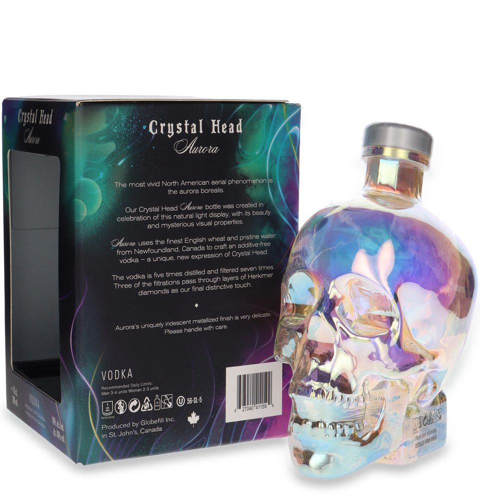 Crystal Head Aurora Vodka / 40% / 0.7l