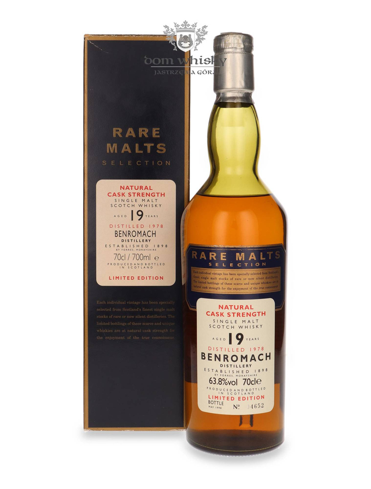 Benromach 19-year-old (D.1978, B.1998) Rare Malts / 63.8% / 0.7l