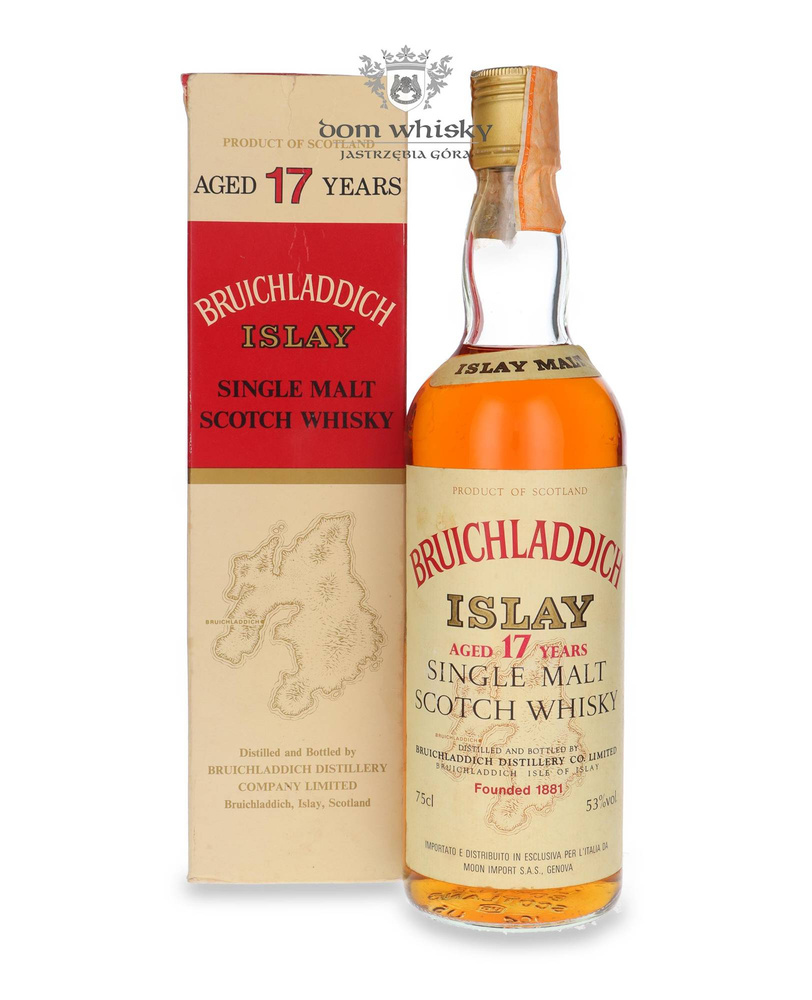 Bruichladdich 17-year-old Bottled 1980s for Moon Import / 53%/ 0.7l
