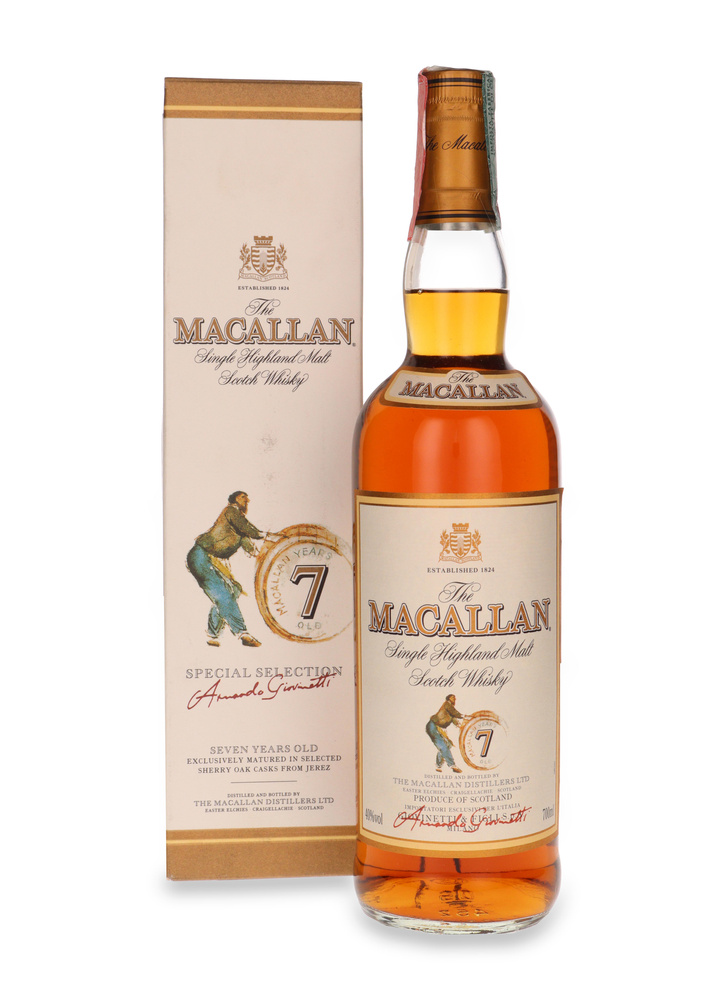 The Macallan 7-letni Armando Giovinetti Selection /40%/0,7l