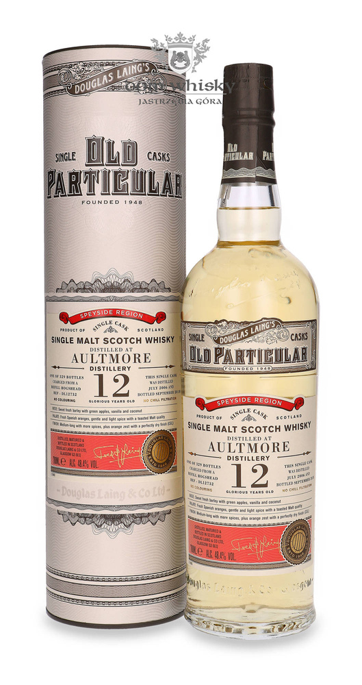 Aultmore 12-letni (D.2006, B.2018) Douglas Laing’s Old Particular /48,4%/ 0,7l