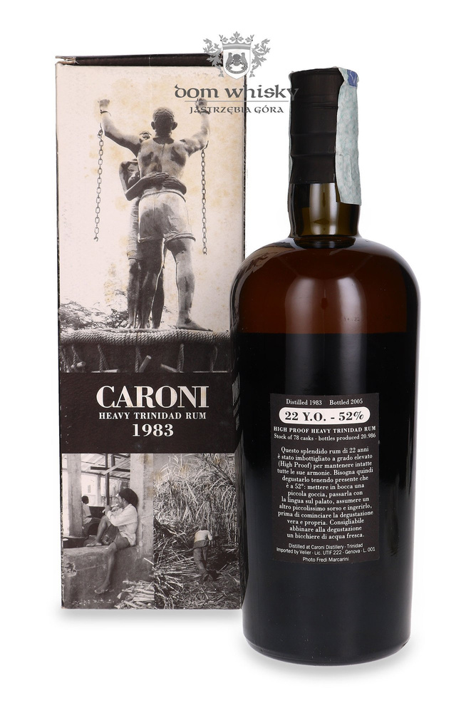 Caroni 22-year-old (D.1983, B.2005) Heavy Trinidad Rum / 52% / 0.7l