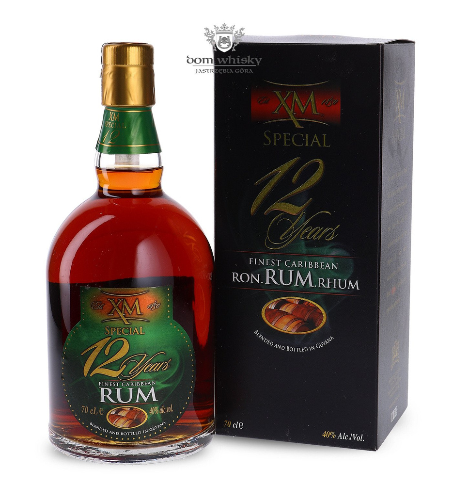 XM Special 12-year-old Finest Carribbean Rum / 40% / 0.7l
