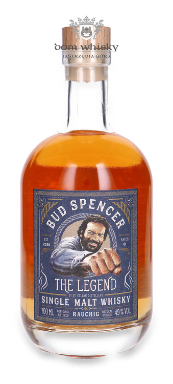 Bud Spencer The Legend “Rauchig” Single Malt Whisky, Batch 01 / 49% / 0,7l	 