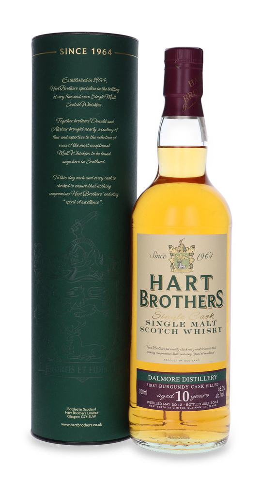 Dalmore 10-year-old (D.2012, B.2022) Burgundy Cask Hart Brothers / 46%/ 0.7l