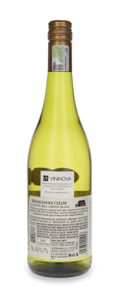 La Cotte Mill Chenin Blanc Franschoek Cellar 2024 /12,5%/ 0,75l