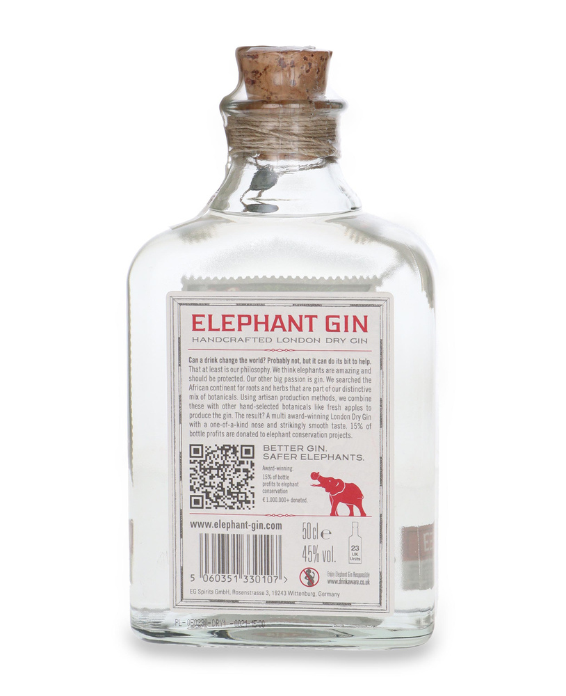 Elephant London Dry Gin / 45% / 0,5l