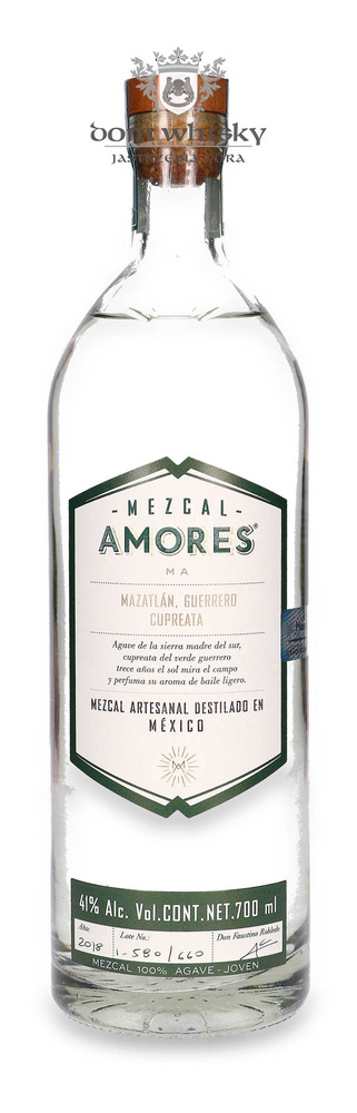 Mezcal Amores Cupreata Joven 100% Agave / 41% / 0.7l