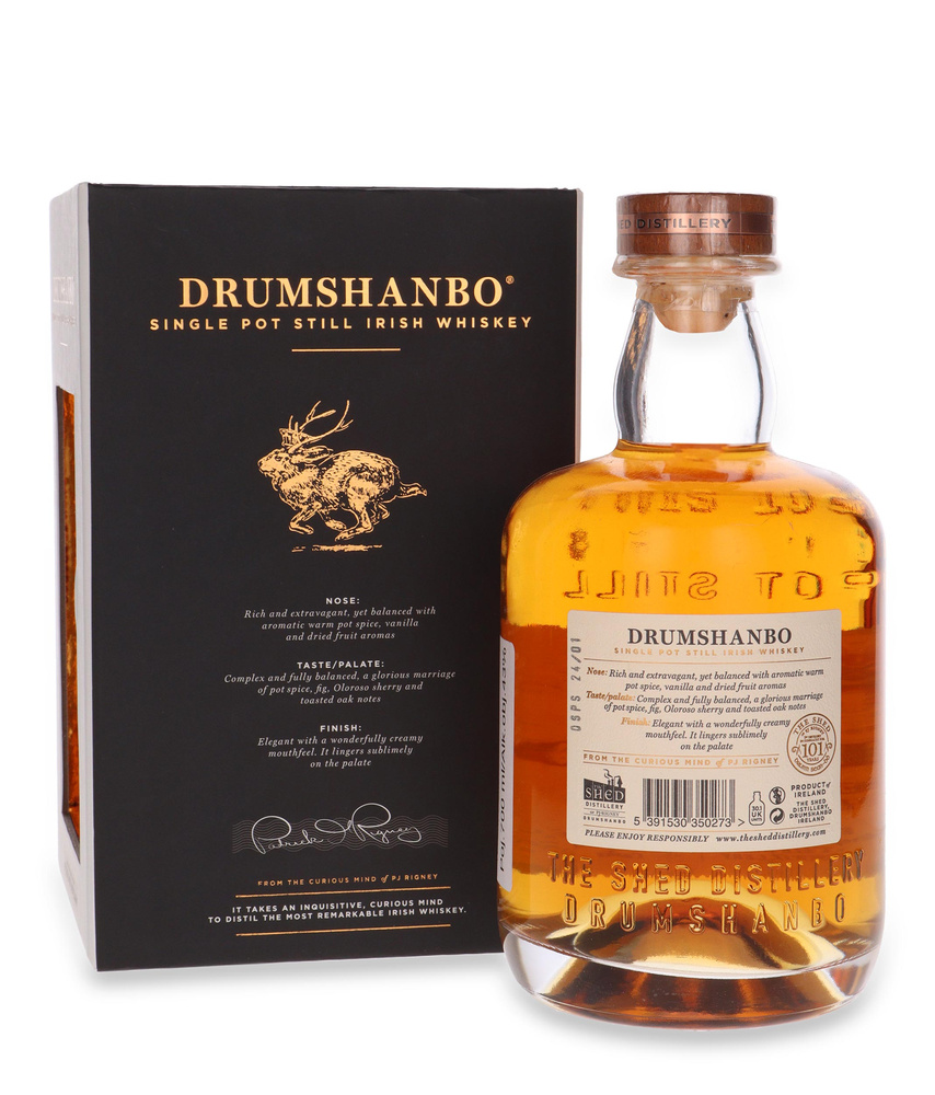 Drumshanbo Single Pot Still Irish Whiskey / 43% / 0,7l