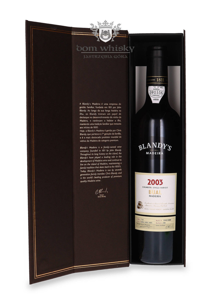 Blandy's 2003 Bual Madeira / 20%/ 0,5l