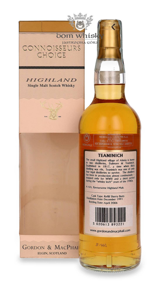 Teaninich 1991 (Bottled 2006) Connoisseurs Choice / 46%/ 0.7l