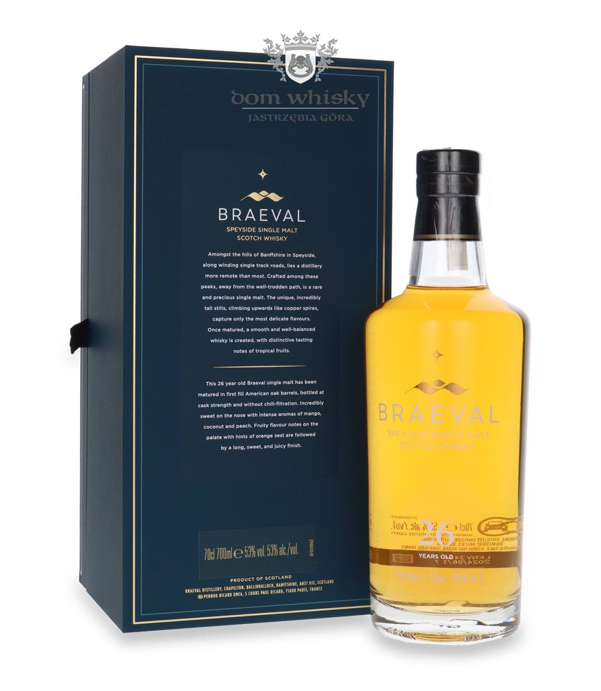Braeval 26 Year Old Secret Speyside Collection / 53% 0.7l