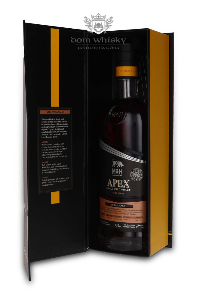 M&H Apex, Cognac Cask Batch 003 / 59,4% / 0,7l