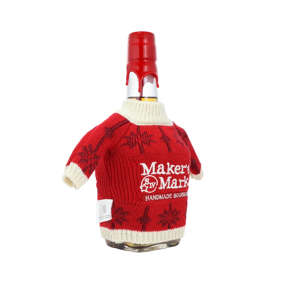 Maker's Mark Bourbon Whiskey in a Sweater / 45% / 0.7l