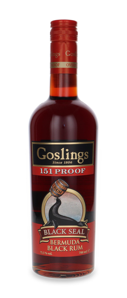 Gosling's Black Seal 151  Bermuda Black Rum / 75,5% / 0,7l