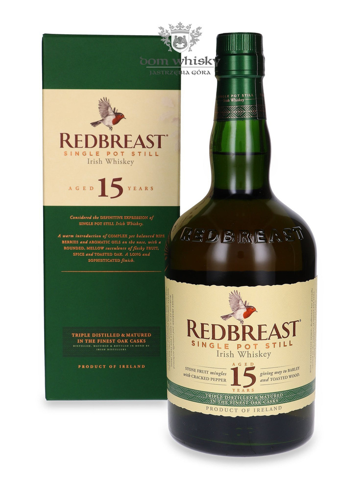 Redbreast 15-letni Single Pot Still / 46% / 0,7l