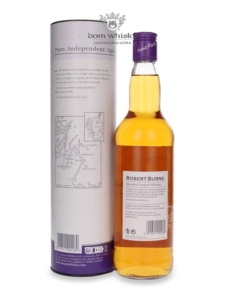 Arran Robert Burns Blended Whiskey / 40% / 0.7l