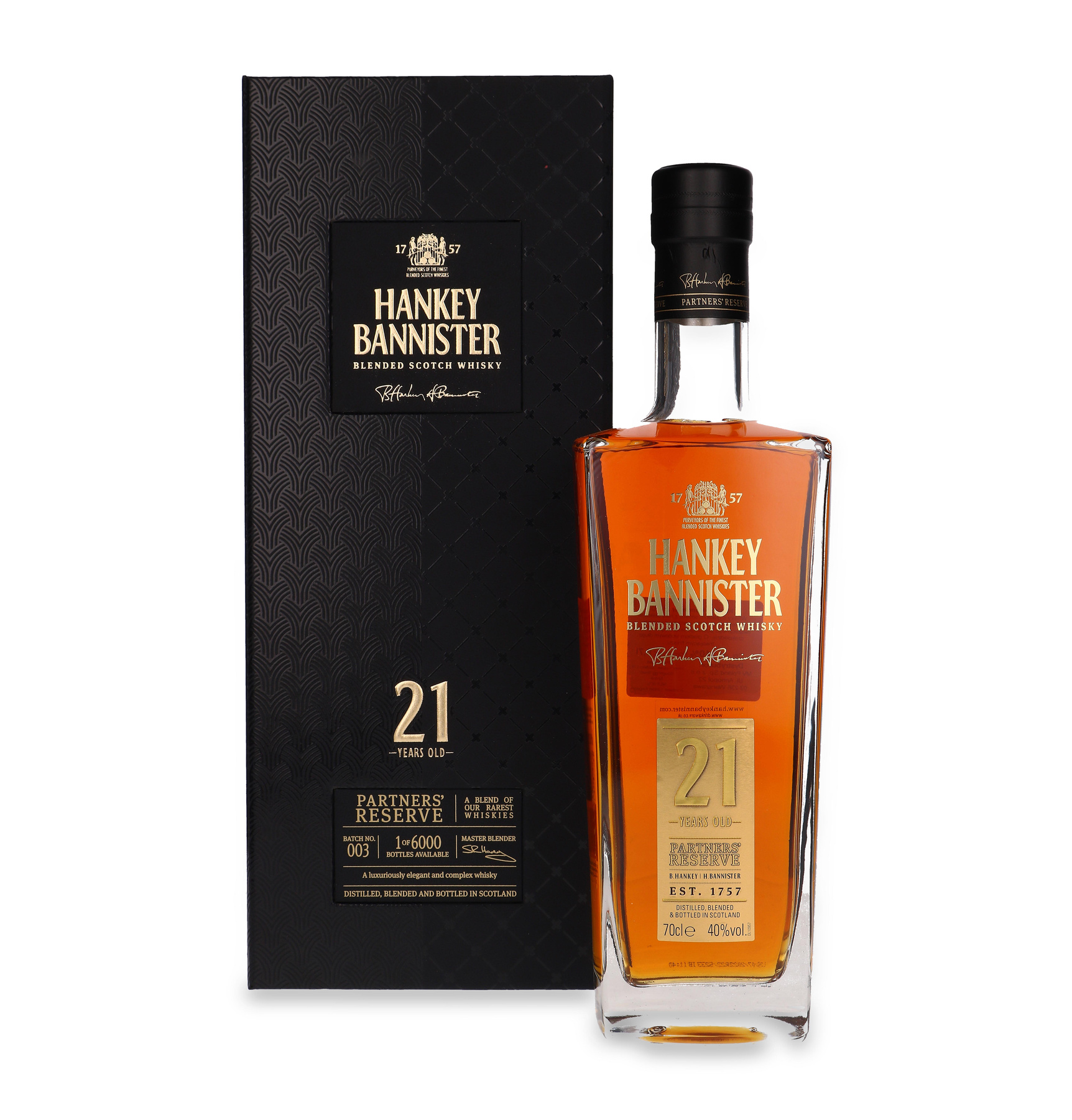 Hankey Bannister 21-letni Partners' Reserve 40% 0,7l Whisky Szkocja