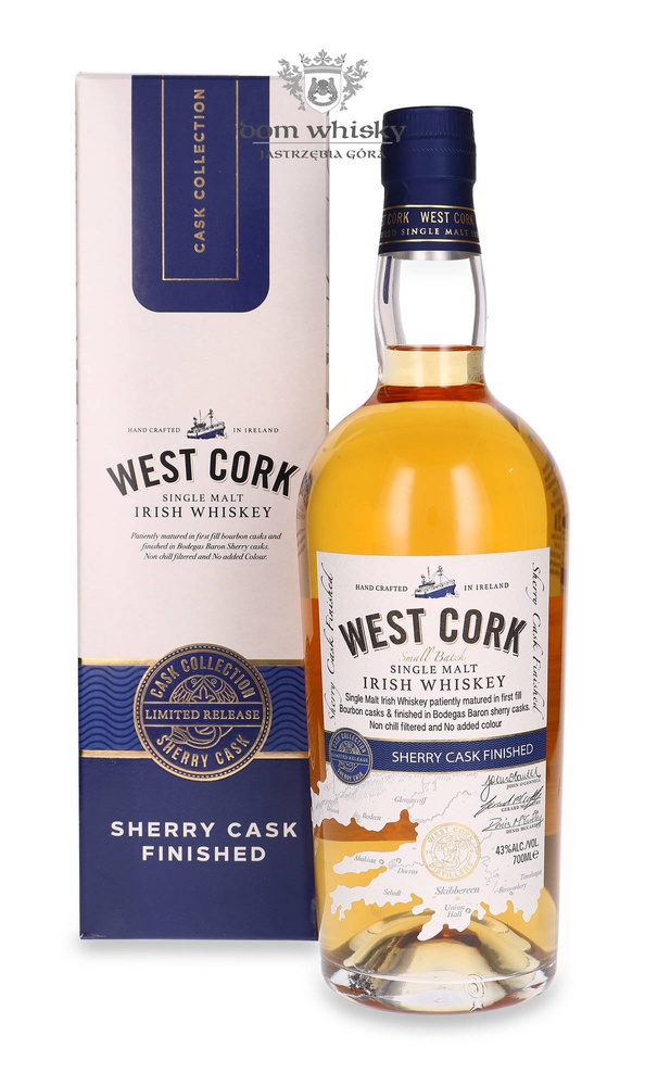 West Cork Single Malt Sherry Cask Finish / 43% / 0.7l