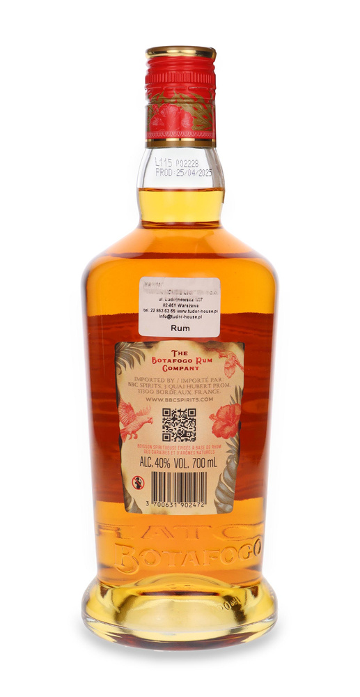 Botafogo Spiced Gold Rum / 40% / 0.7l