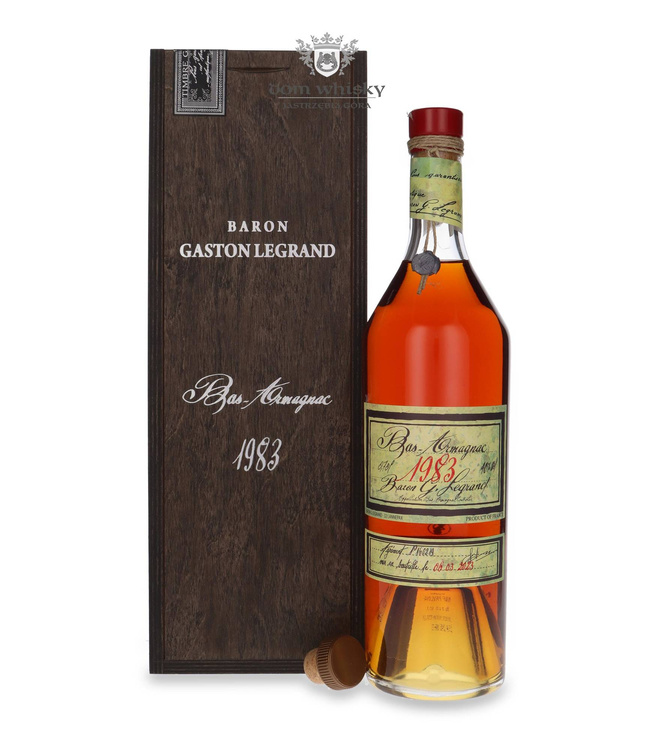 Armagnac Baron Gaston Legrand 1983 (Bottled 2023) / 40% / 0,7l