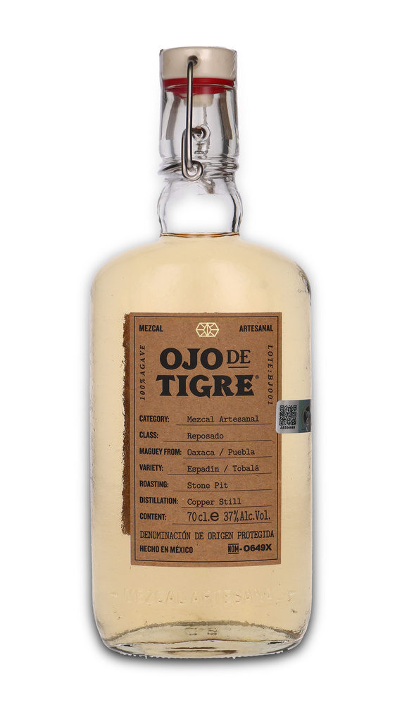 Mezcal Artesanal Ojo De Tigre Reposado / 37% / 0.7l