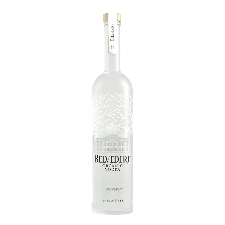 Wódka Belvedere Organic Vodka / 40% / 0,7l + okulary