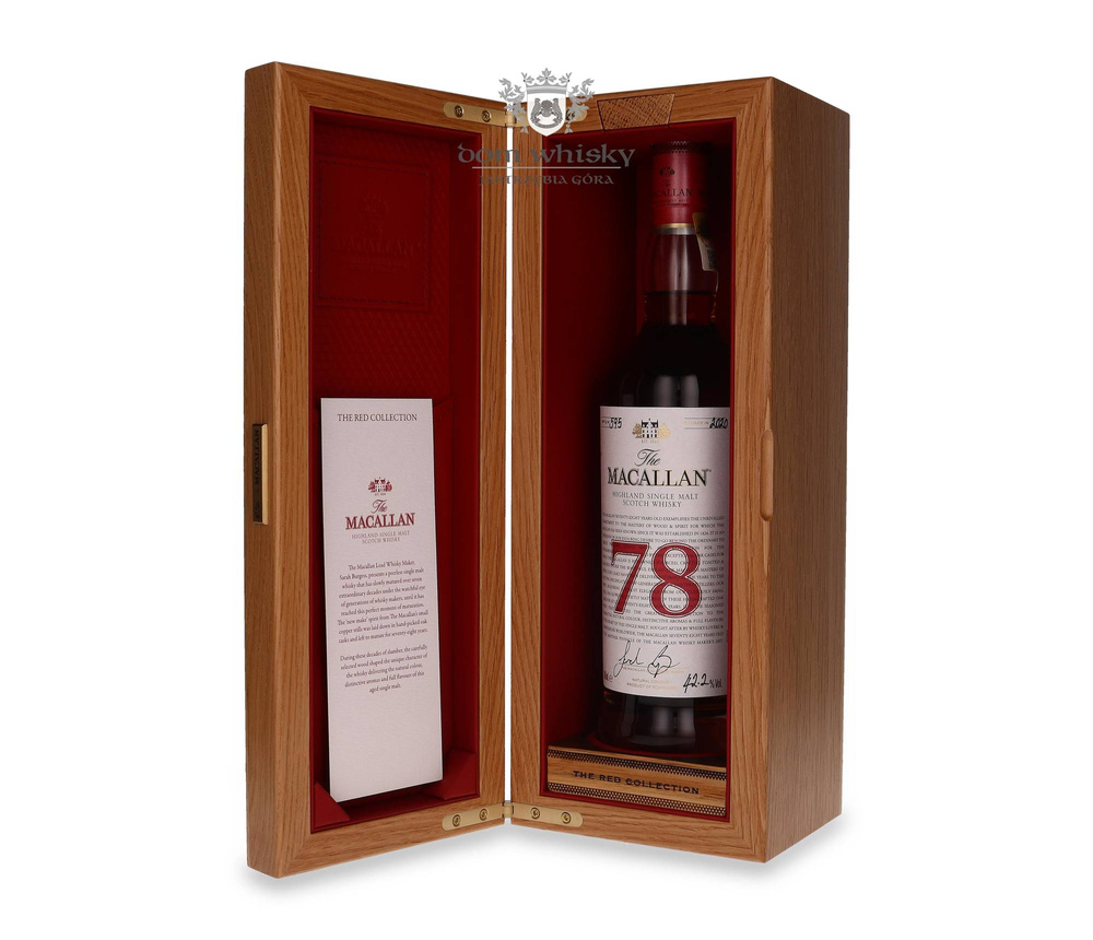 The Macallan 78 Year Old The Red Collection (Bottled 2020) Bottle No. 595 / 42.2% / 0.7l