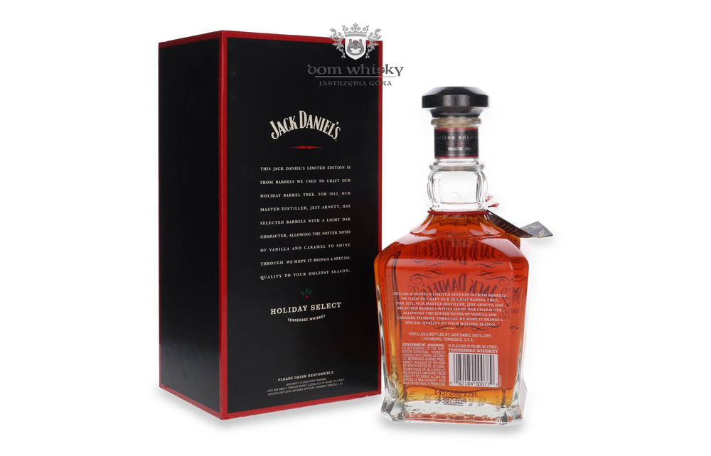 Jack Daniel's Holiday Select 2012 Limited Edition / 45.2% / 0.75l