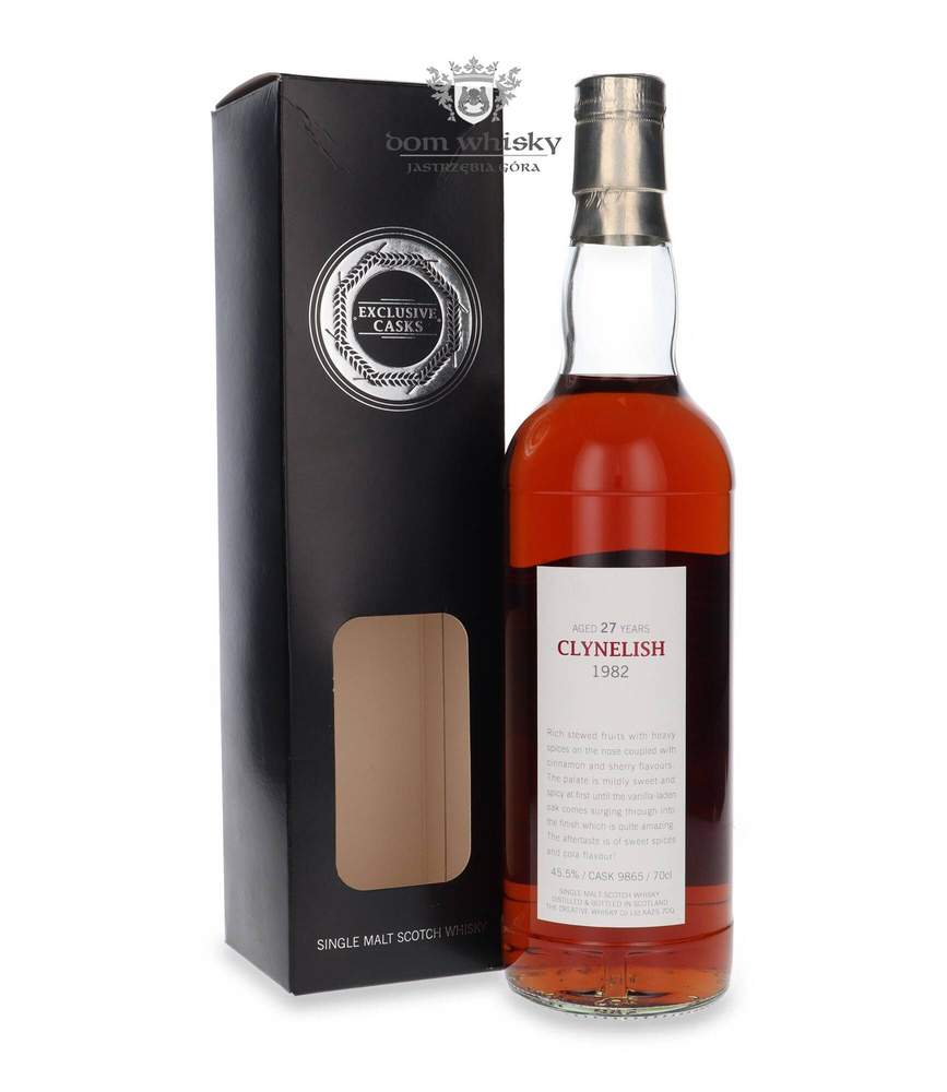 Clynelish 27-letni (D.1982, B.2010) The Creative Whisky Company/ 45,5%/ 0,7l