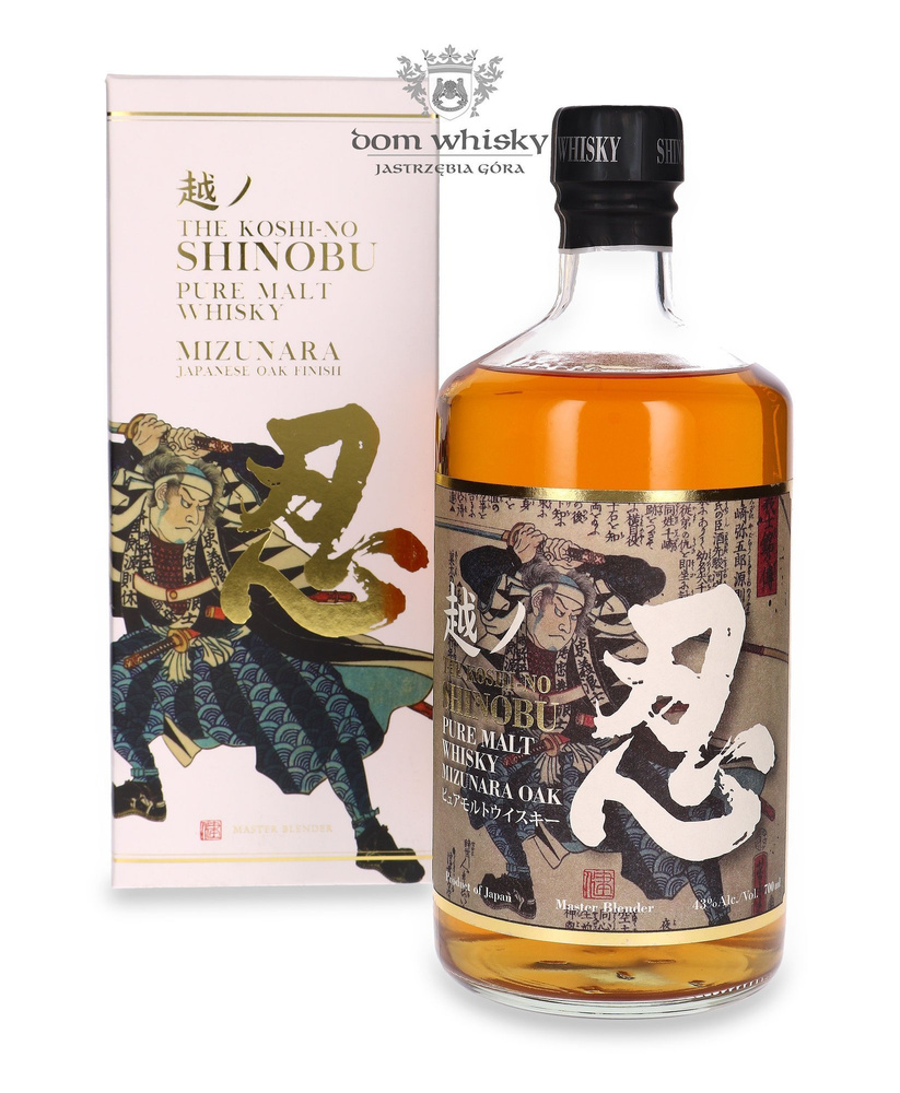 The Koshi-No Shinobu Pure Malt Whisky Mizunara Oak / 43%/ 0,7l