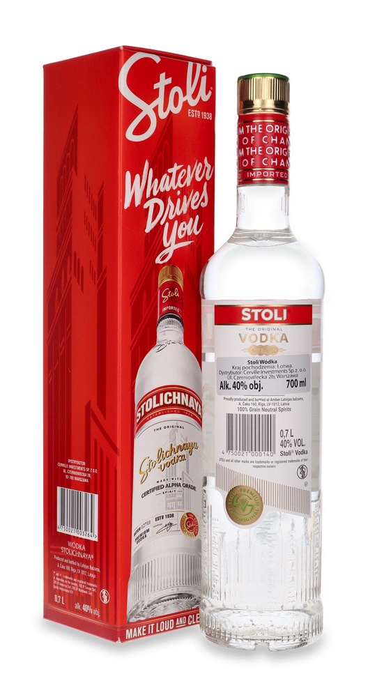 Wódka Stolichnaya (Łotwa) /karton / 40% / 0,7l